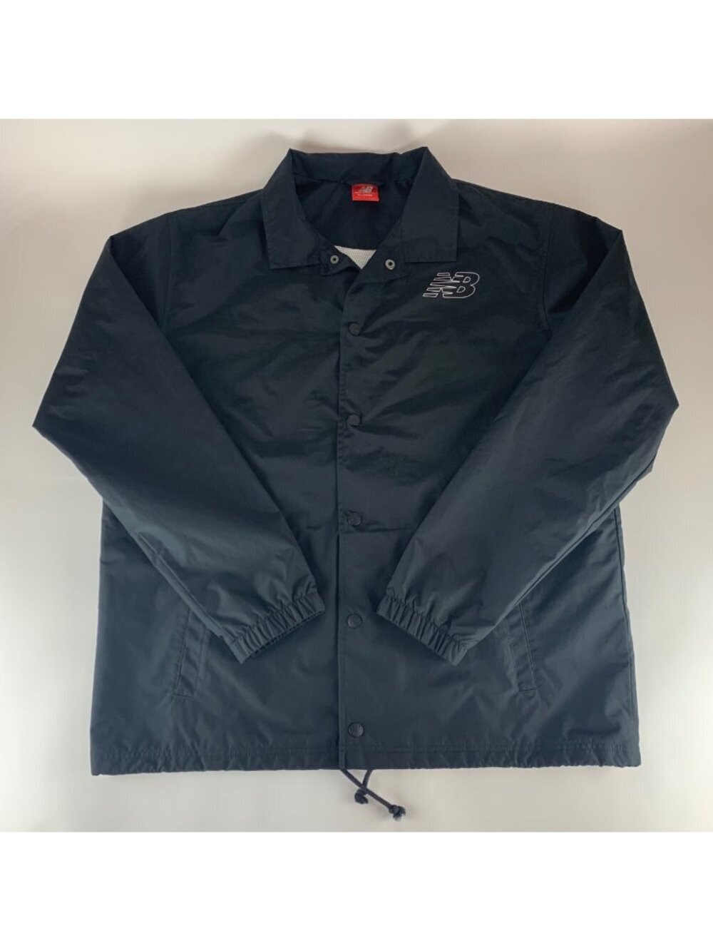 New Balance Black Button Up Jacket Mens XL